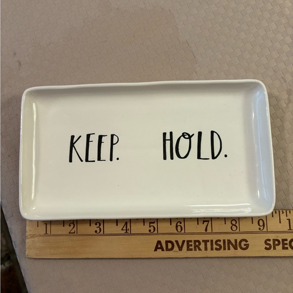 Rae Dunn Keep Hold Vanity Tray Jewelry Holder Replacement Piece - Picture 3 of 4